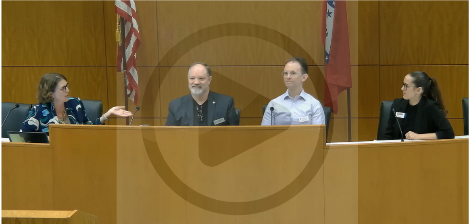 panelists of experts covering free legal clinics offered by UA System schools and programs