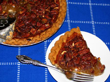 Picture of a pecan pie.