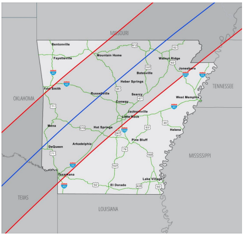 Path of 2024 eclipse
