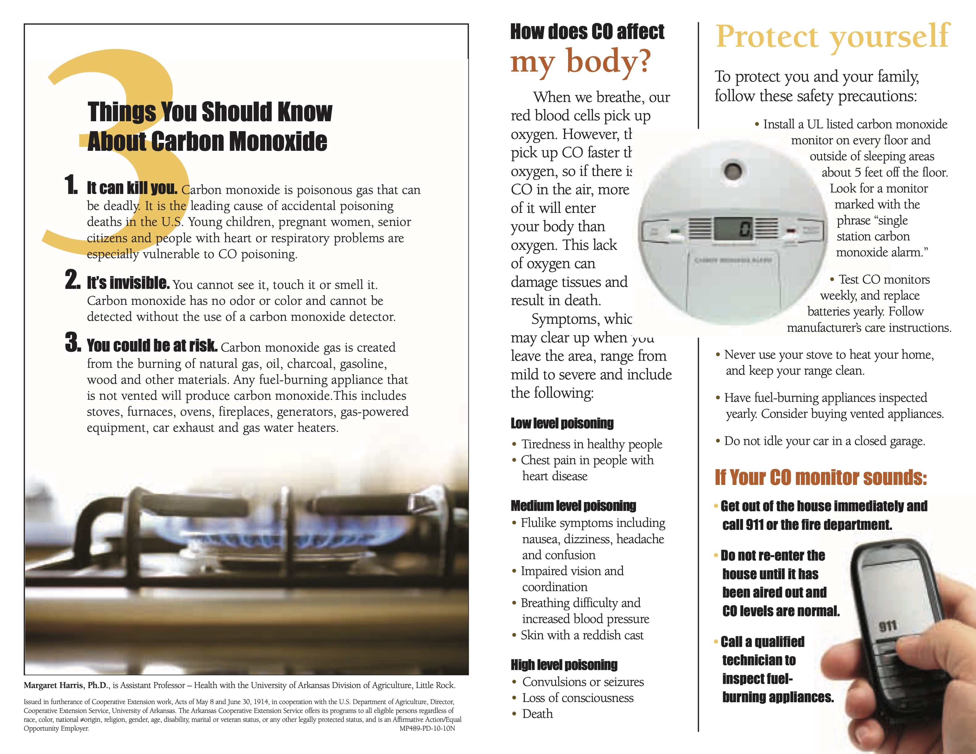 Carbon monoxide poisoning warning signs