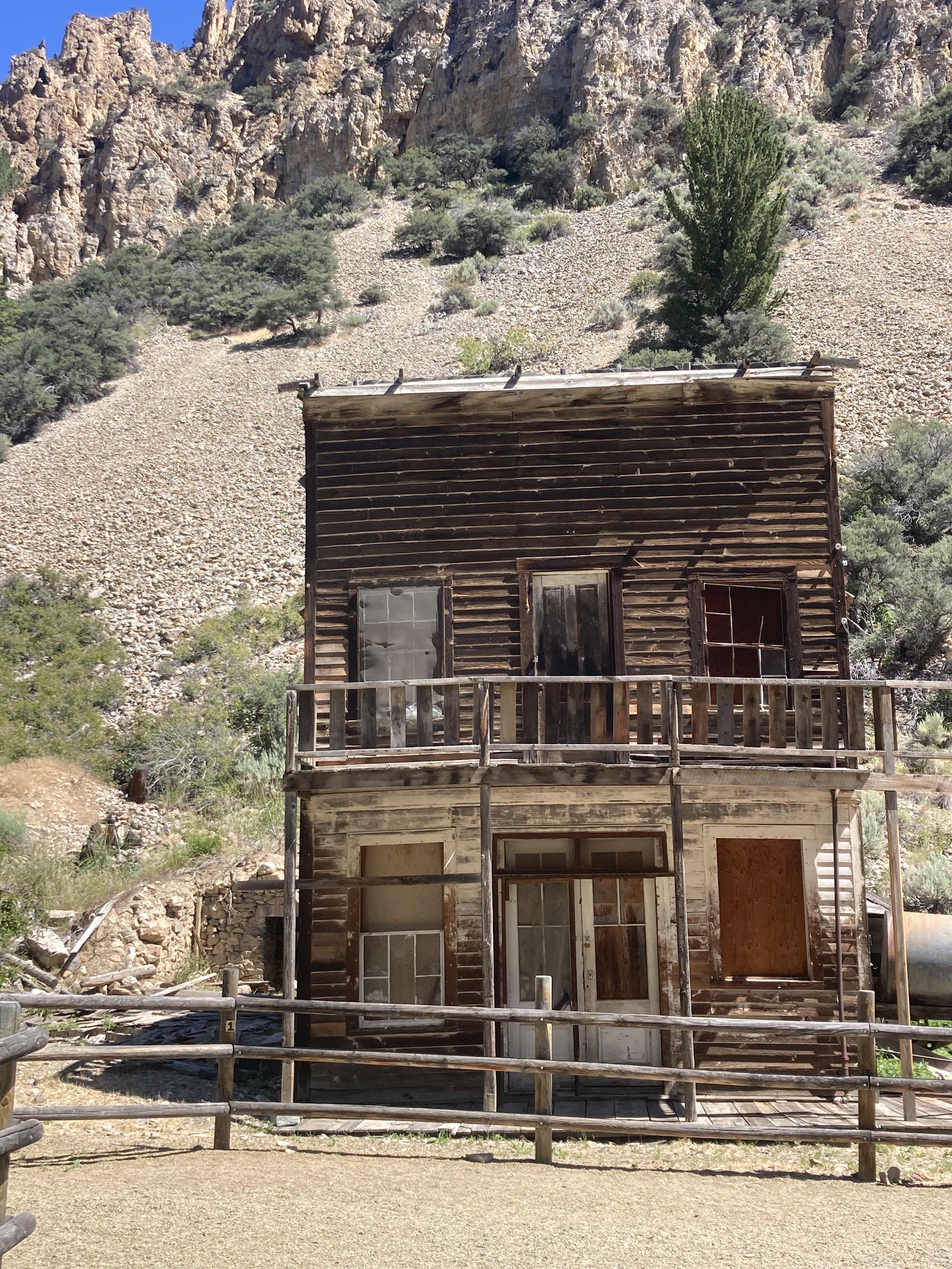 1800s-era building in a ghost town.