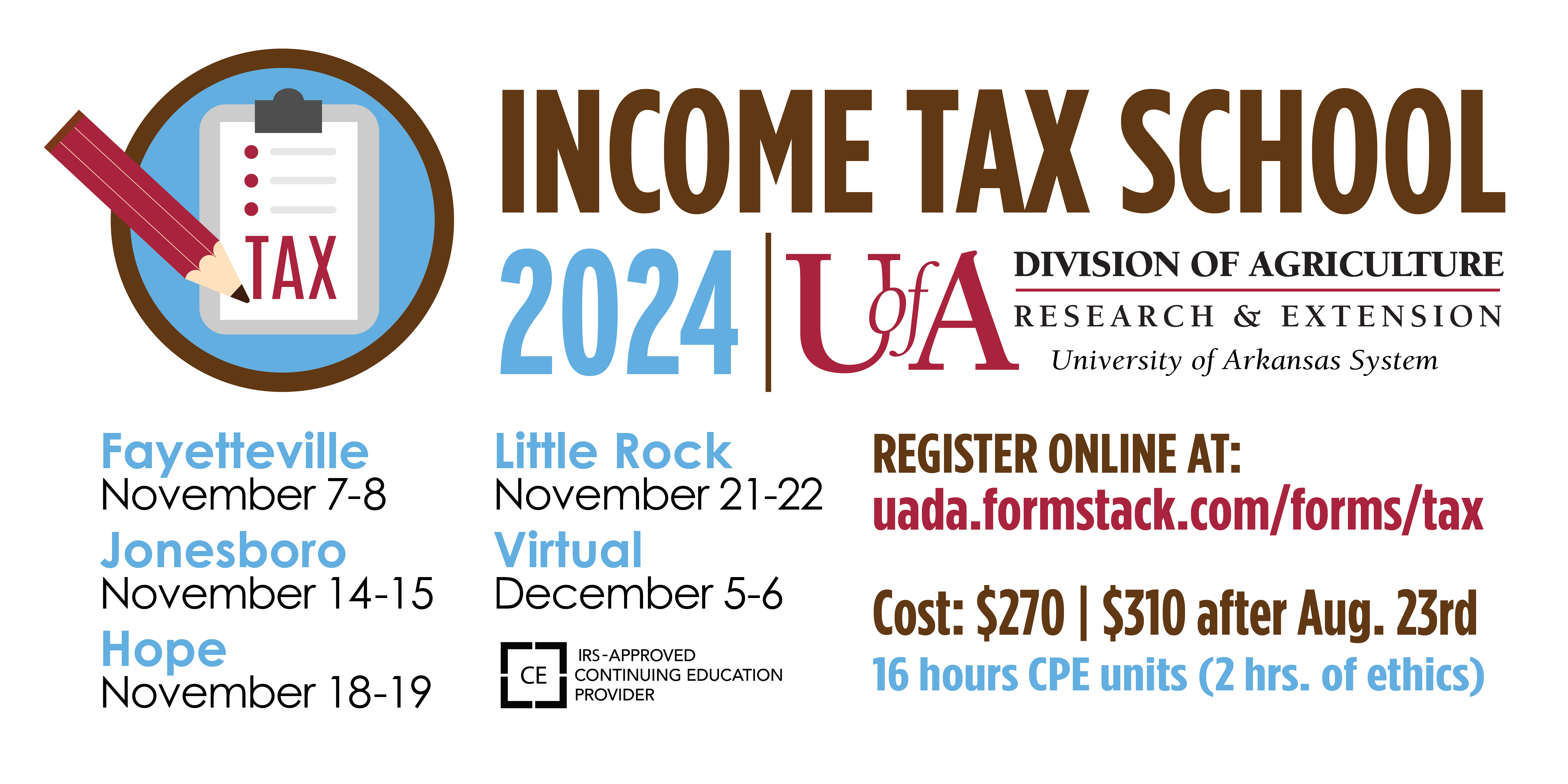 Tax-school-social-media-2024 2024 Income tax School dates and locations