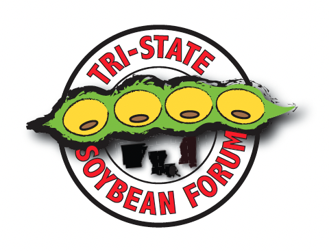 four-bean logo for the Tri-State Soybean forum four-beans-in-a-pod logo for the Tri-State Soybean forum