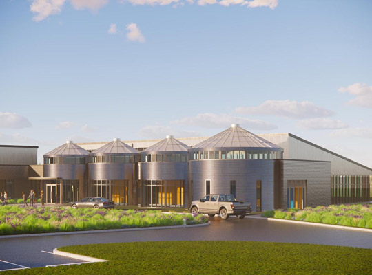 Northeast Rice Research and Extension Center Rendering
