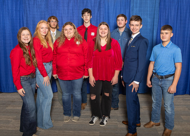 Arkansas 4-H poultry-egg competitors