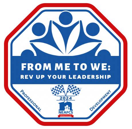 From Me to We: Rev Up Your Leadership 2024 NEAFCS Conference Graphic