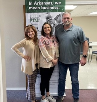 Counselor Kimberly with owners Sarah and Greg Harris