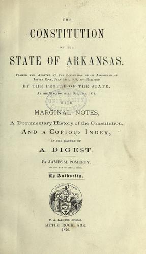 Arkansas Constitution