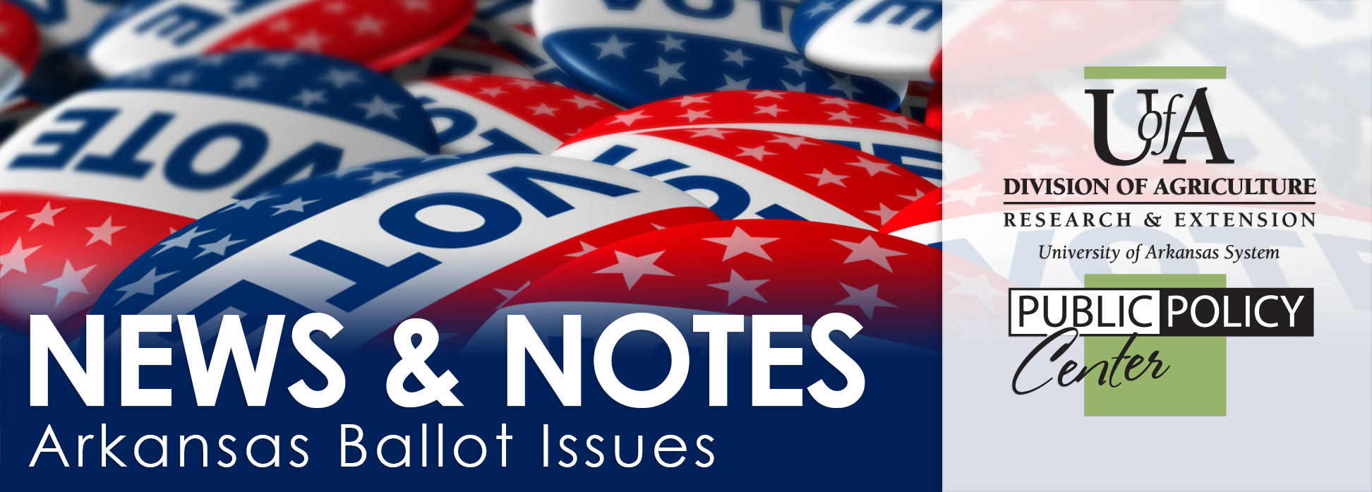 Arkansas Ballot Issue Newsletter header Arkansas Ballot Issue Newsletter header