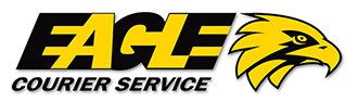 Eagle Courier Service logo graphic