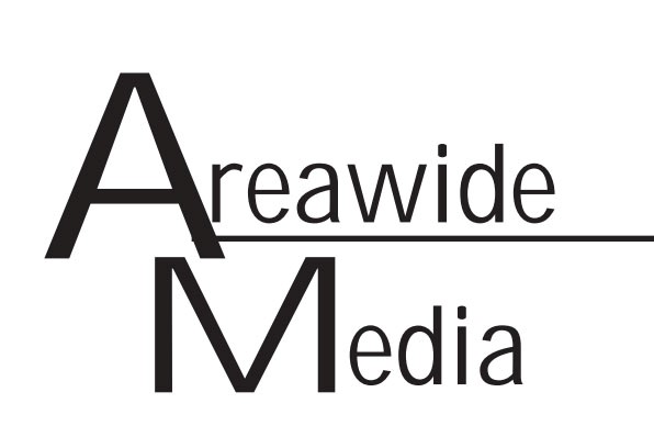 Areawide News logo with words typed out