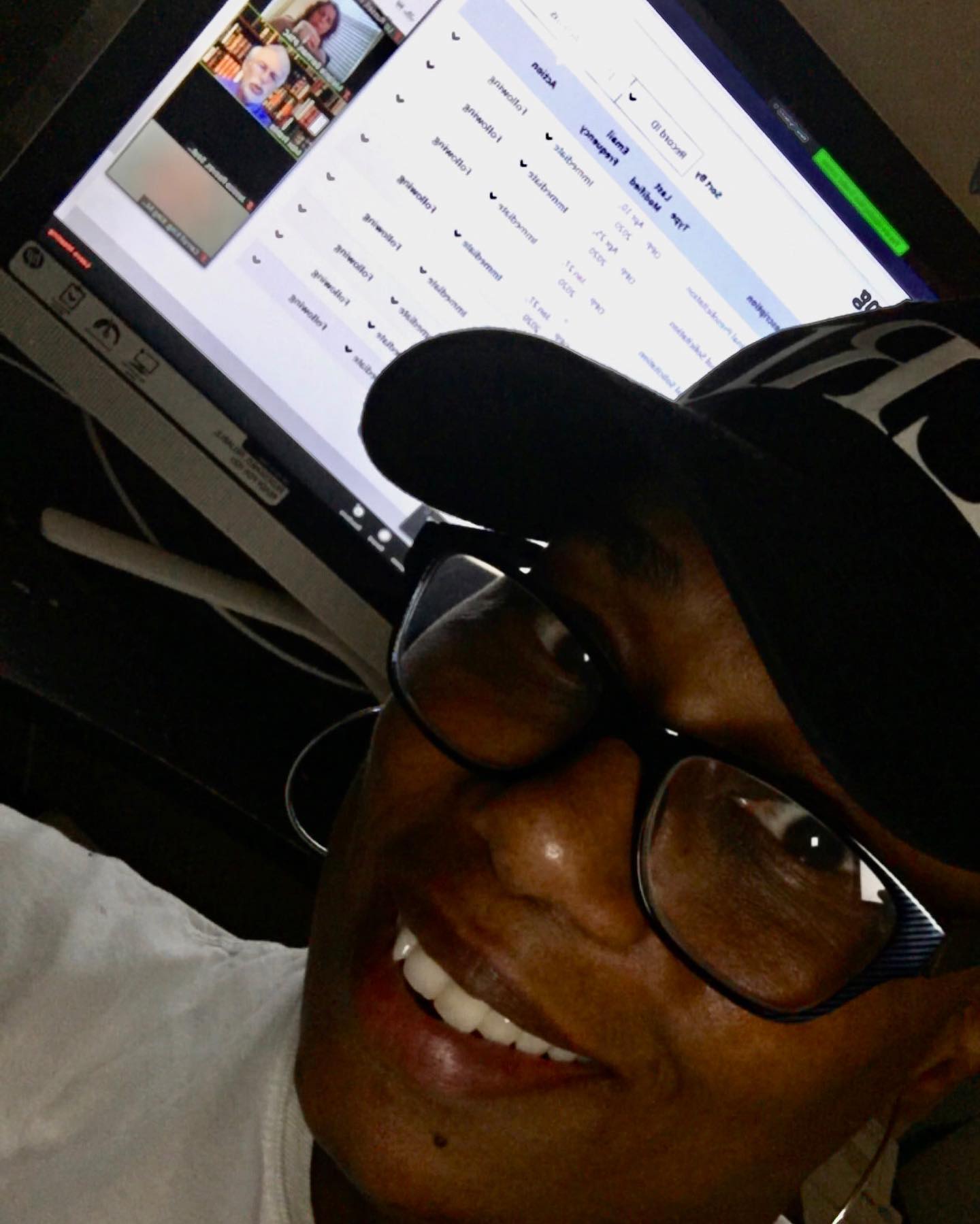 Kay Peoples attends a PTAC training online
