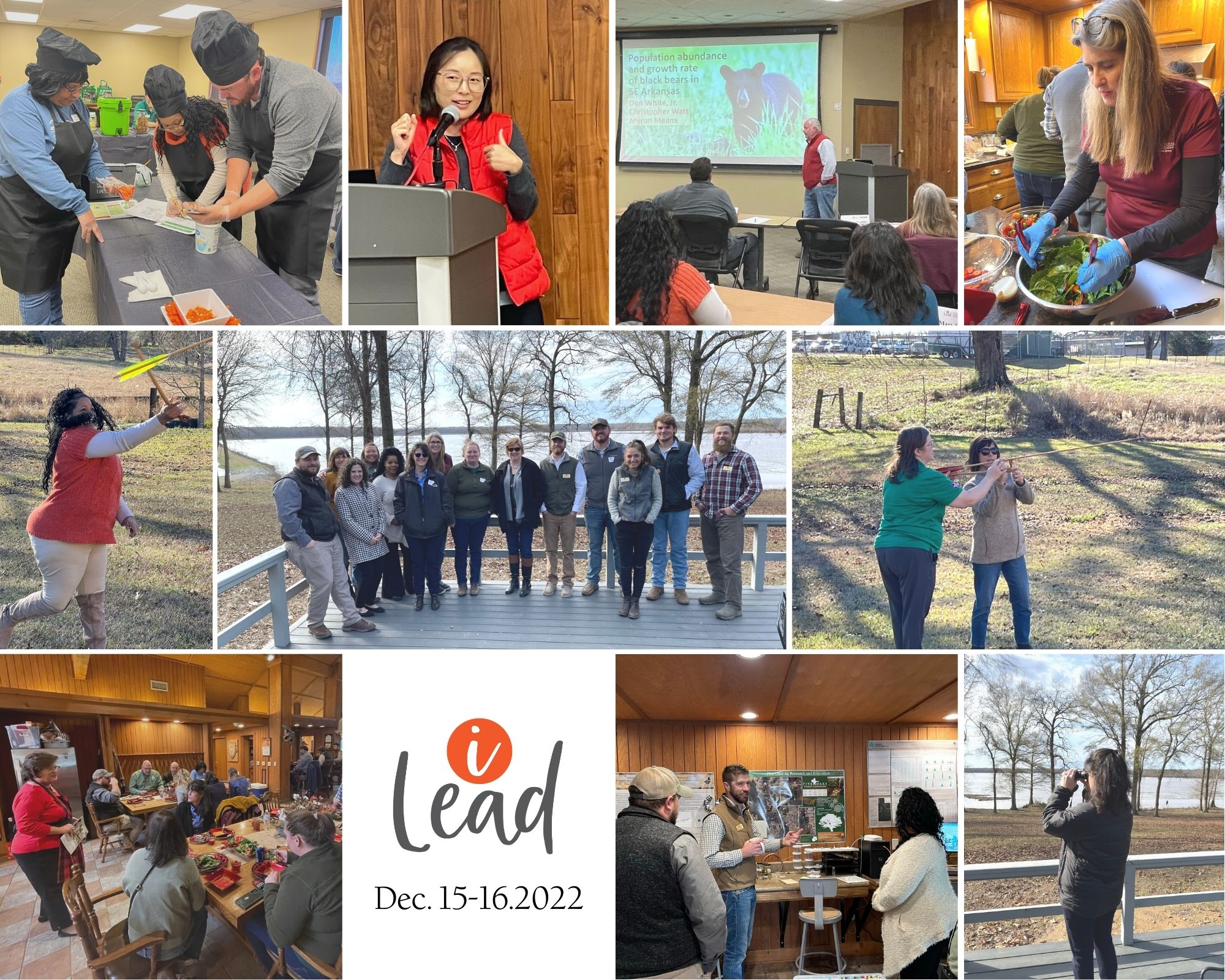 Photo collage of iLEAD participants in Monticello