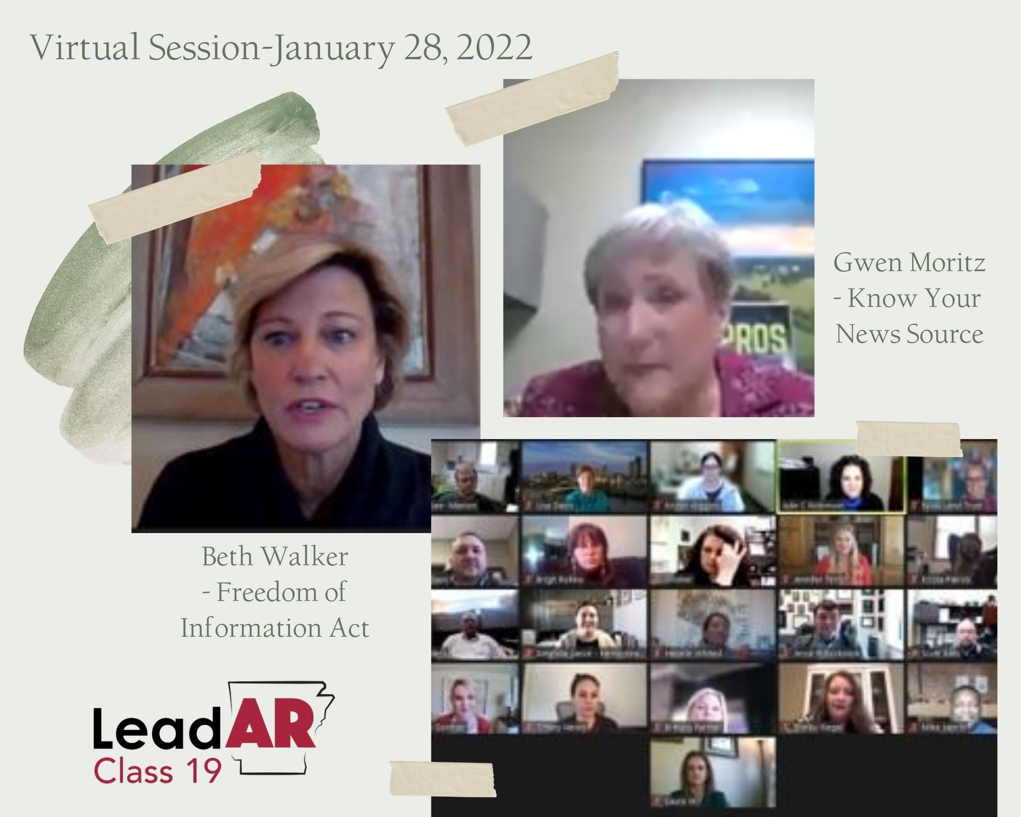 LeadAR Virtual Session screenshots