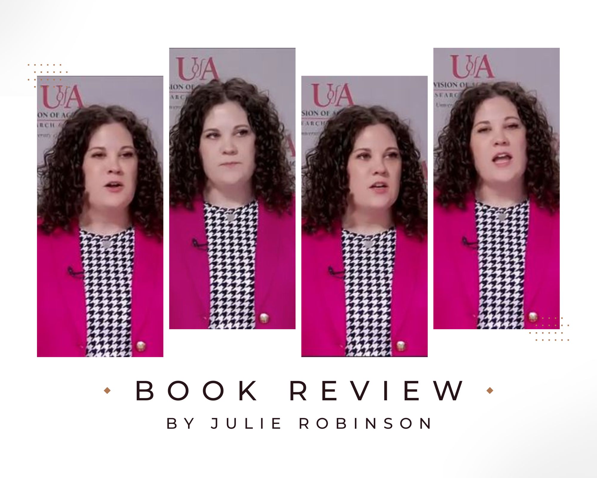 series of photos of Julie Robinson