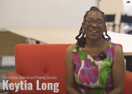 Keytia Long, owner of XTreme Clean