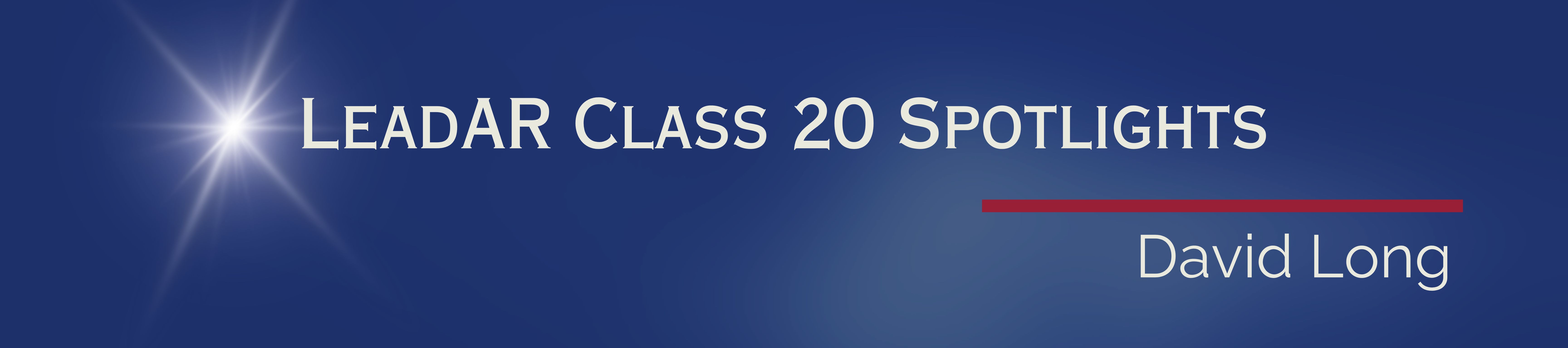 LeadAR Class 20 Member Spotlight graphic