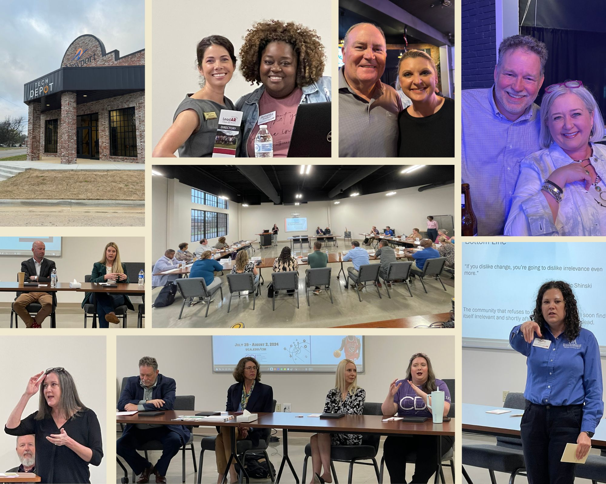 LeadAR Class 20 Photo Collage Newport Seminar Day Two