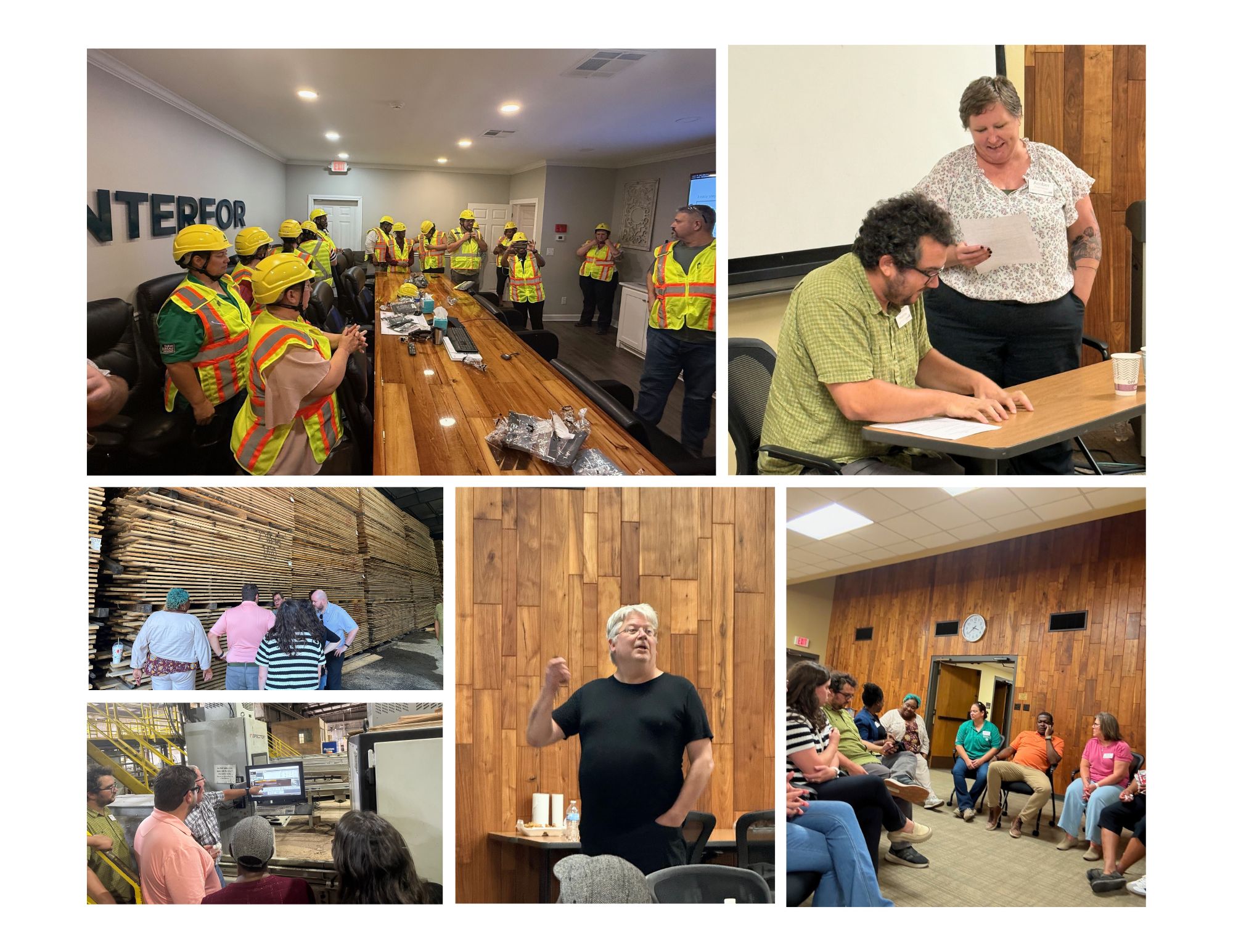 LeadAR Class 21 photo collage of forestry seminar