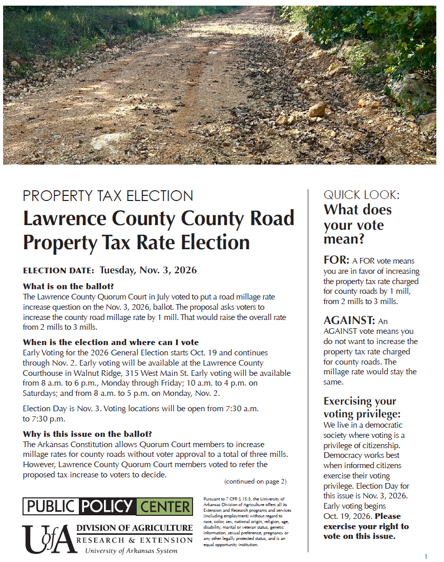 Lawrence County fact sheet cover