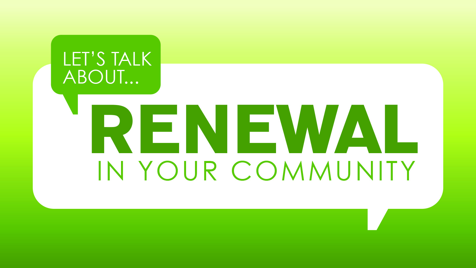 renewal in your community