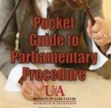 Cover of MP475, Pocket Guide to Parliamentary Procedure