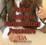 Cover of MP475, Pocket Guide to Parliamentary Procedure