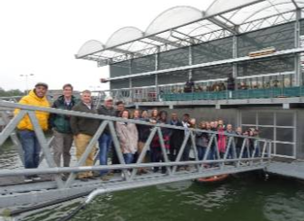 LeadAR Class 18 participants visit a floating dairy farm in Rotterdam, The Netherlands LeadAR Class 18 participants visit a floating dairy farm in Rotterdam, The Netherlands