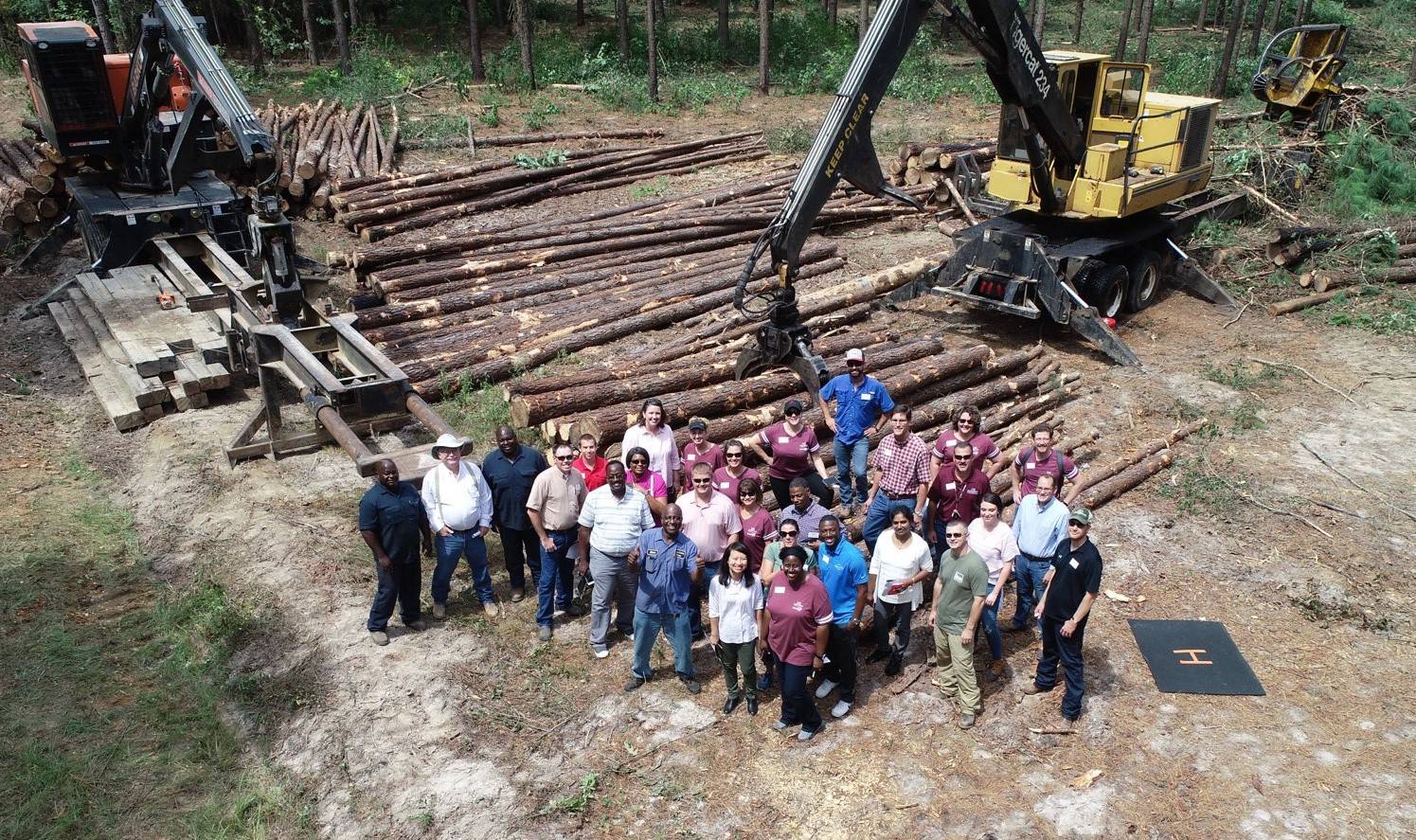 LeadAR Class 18 participate in a tour at PotlatchDeltic in Warren, Arkansas.