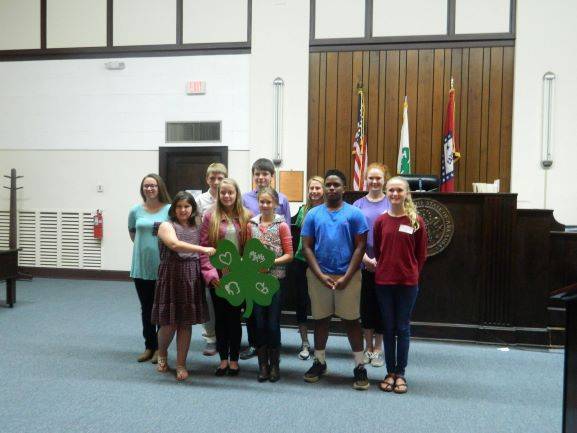 2017 Arkansas County 4-H Officers