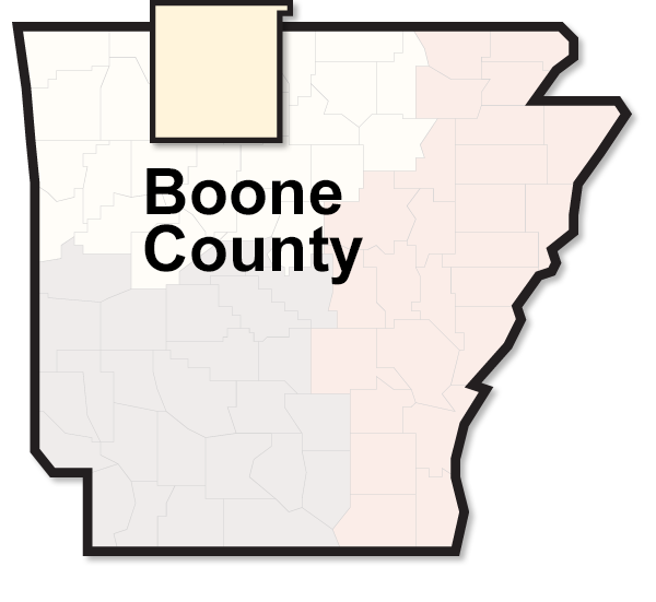 Boone County map