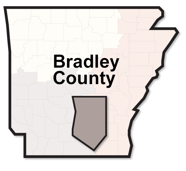 Bradley County map