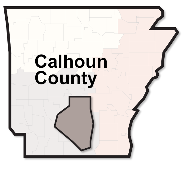 Calhoun County map