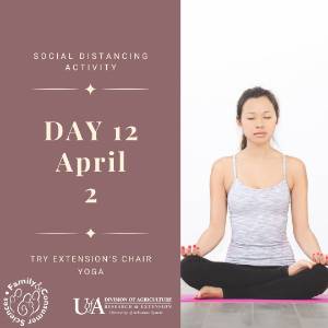 Social Distancing Day 12, Chair Yoga