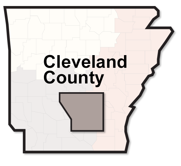 Cleveland County map