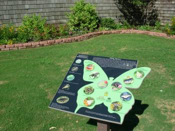Parkin butterfly garden sign Parkin butterfly sign
