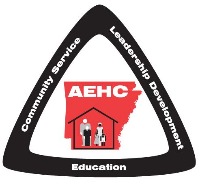 AEHC logo - community service, leadership development, education