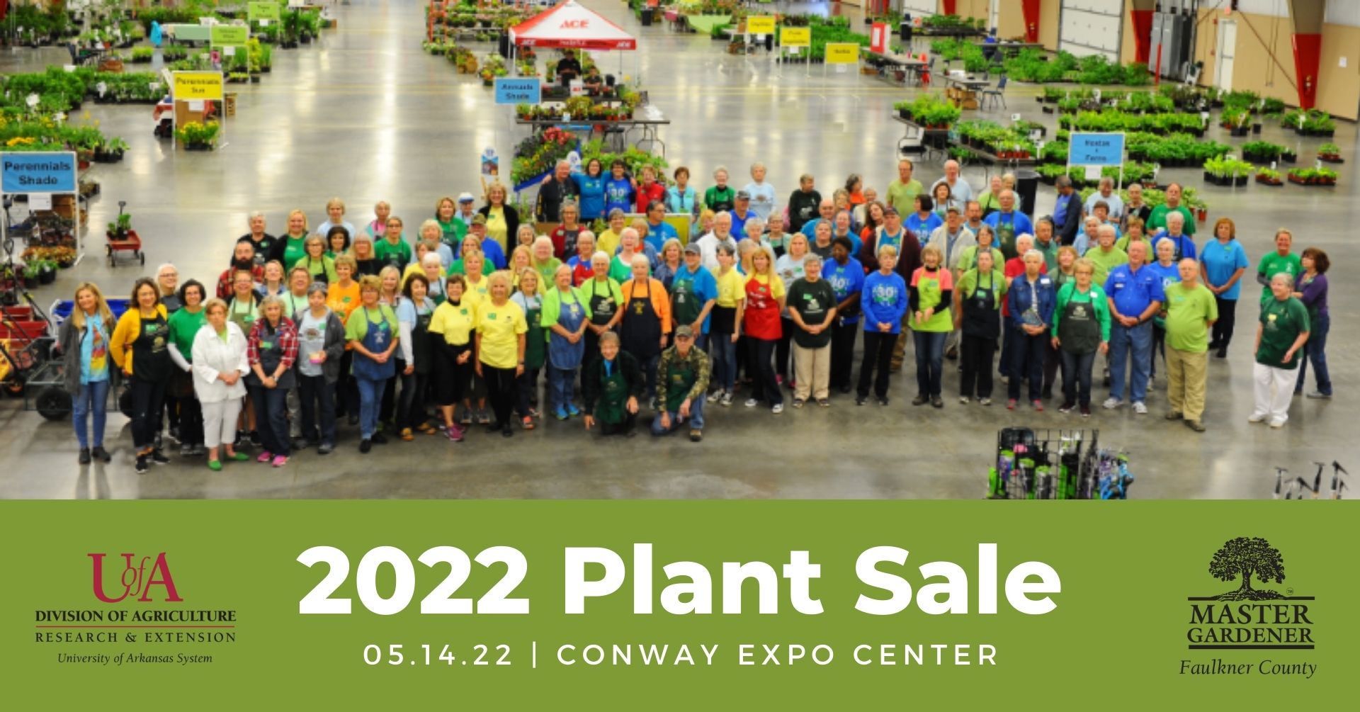 FCMG Plant Sale 2022 Group of master gardeners and plants