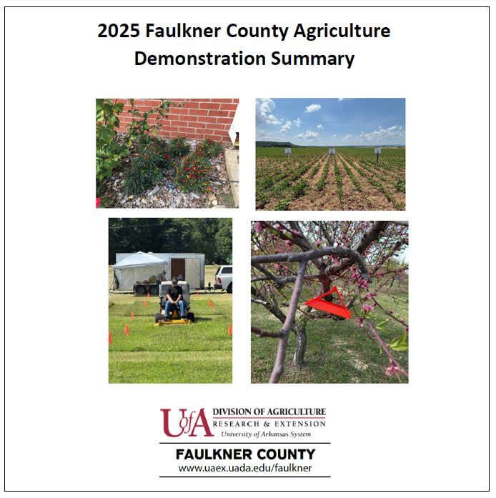 Cover of 2025 Faulkner County Agriculture Demonstration Summary