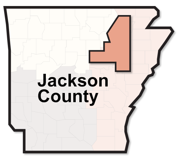 Jackson County map