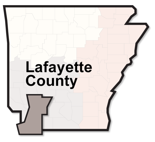 Lafayette County map