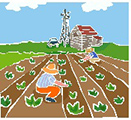 people working on a farm people working on a farm