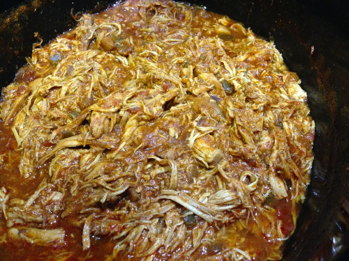 slow cooker chicken taco meat