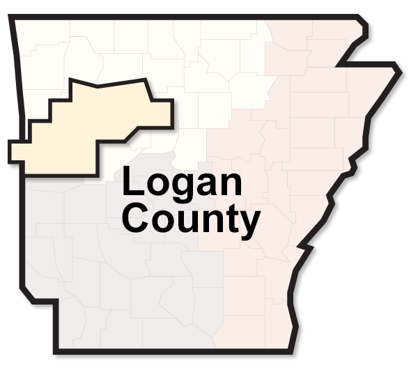 Logan County map