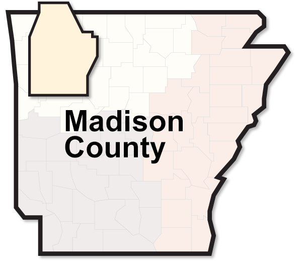 Madison County map