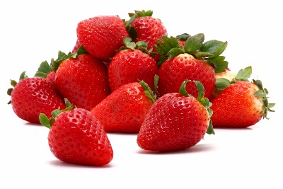 strawberries are packed with nutrition as well as being delicious. decorative