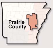 Prairie County map