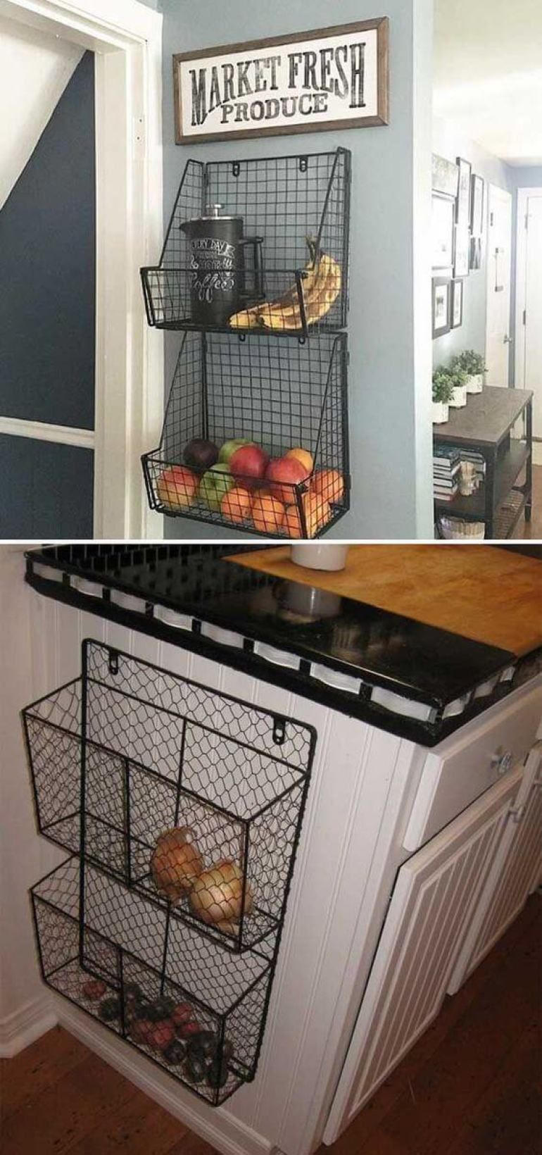 Wire Basket for Produce Storage