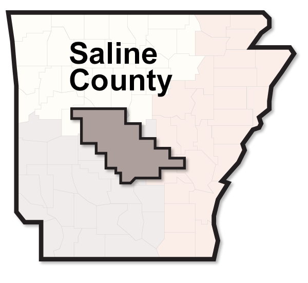 Saline County map