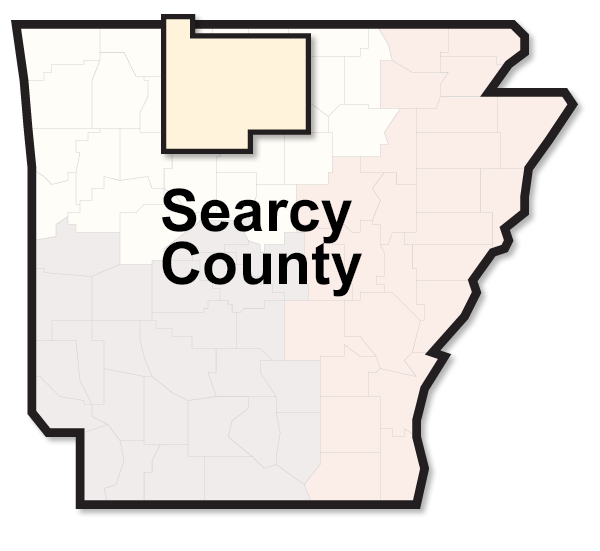 Searcy County map